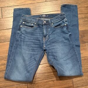 Hollister Men’s Denim Blue Jeans Stacked Skinny 29x32